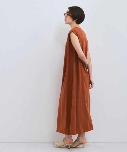 VICKY(ビッキー)の「カノコタックフレアワンピース≪手洗い可能≫(ワンピース・レディース・ブラック/ブラウン/ベージュ・M)」の21枚目の写真