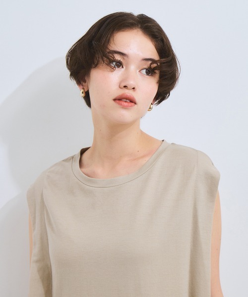 VICKY(ビッキー)の「カノコタックフレアワンピース≪手洗い可能≫(ワンピース・レディース・ブラック/ブラウン/ベージュ・M)」の12枚目の写真