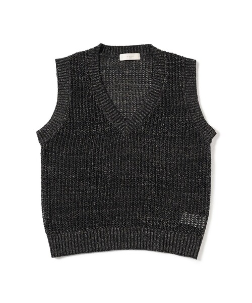 B:MING by BEAMS（ビーミングバイビームス）の「メッシュ ラメ ベスト（ベスト・レディース・チャコールグレー/カーキ/ホワイト系その他5・ONE SIZE）」の15枚目の写真