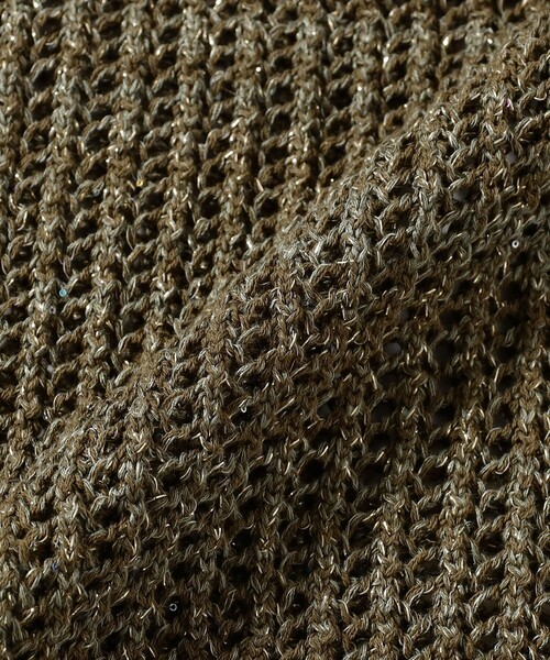 B:MING by BEAMS（ビーミングバイビームス）の「メッシュ ラメ ベスト（ベスト・レディース・チャコールグレー/カーキ/ホワイト系その他5・ONE SIZE）」の22枚目の写真