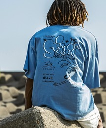 【WEB・直営店限定】MARK GONZALES ARTWORK COLLECTION(マーク ゴンザレス)バックプリント バックロゴ 半袖Tシャツ ロゴTシャツ/3type/4colors