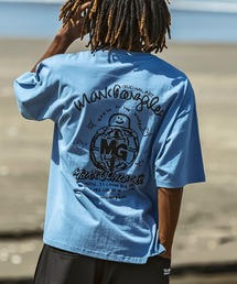【WEB・直営店限定】MARK GONZALES ARTWORK COLLECTION(マーク ゴンザレス)バックプリント バックロゴ 半袖Tシャツ ロゴTシャツ/3type/4colors