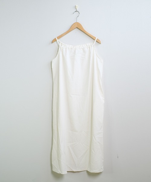 shopnikoniko（ショップニコニコ）の「キャミワンピース ロング フレア バックリボン ホルターネック ワンピース（ワンピース・レディース・ホワイト・フリー）」の15枚目の写真