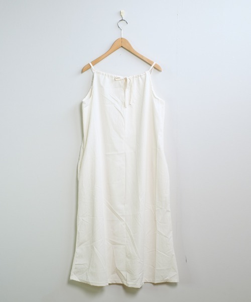 shopnikoniko（ショップニコニコ）の「キャミワンピース ロング フレア バックリボン ホルターネック ワンピース（ワンピース・レディース・ホワイト・フリー）」の14枚目の写真