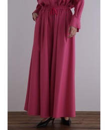 美品☆　LE PHIL　ルフィル　タックパンツ　ピンク　アドーア ルフィル LE PHIL ハイウエストタックパンツ ピンク アドーア
