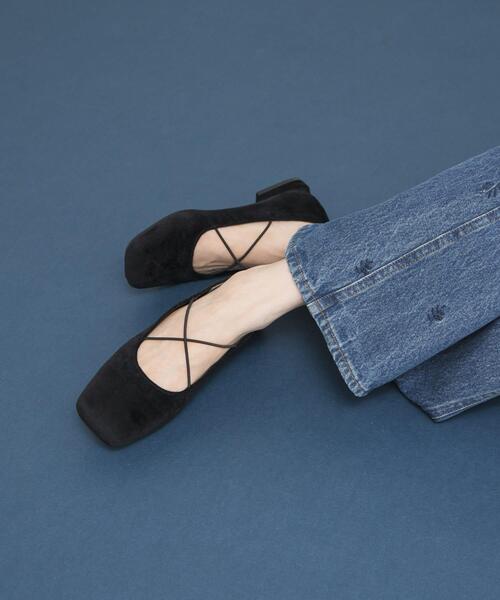 KBF クロスナローバレエシューズ セール】クロスナローバレエシューズ（バレエシューズ）｜KBF