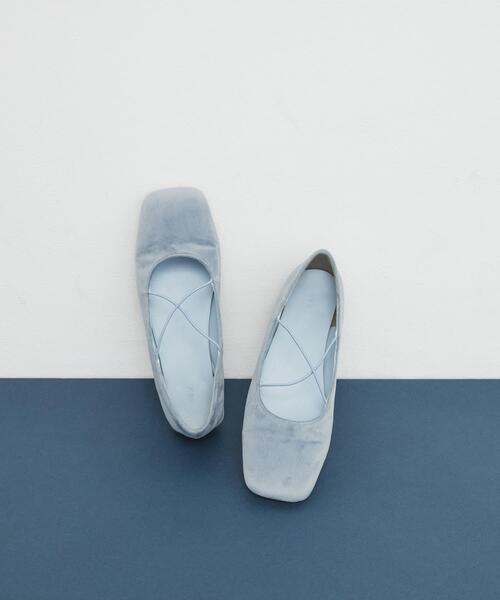 KBF（ケイビーエフ）の「クロスナローバレエシューズ（バレエシューズ・レディース・ブラック/ブルー・36/37/38）」の8枚目の写真