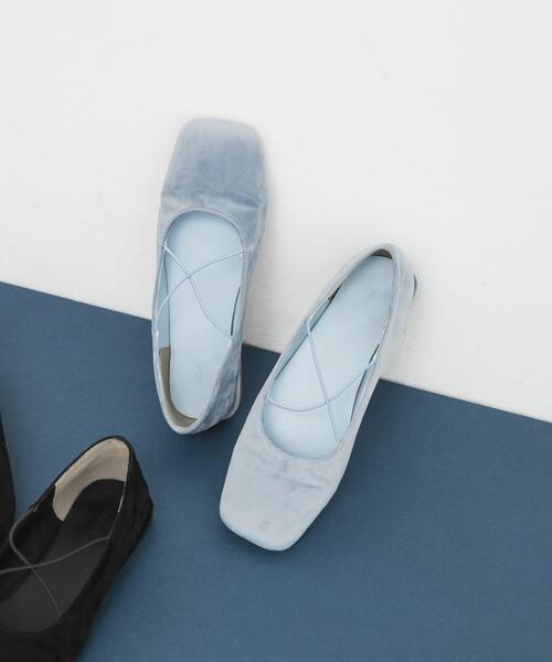 KBF（ケイビーエフ）の「クロスナローバレエシューズ（バレエシューズ・レディース・ブラック/ブルー・36/37/38）」の9枚目の写真