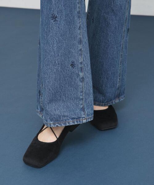 KBF（ケイビーエフ）の「クロスナローバレエシューズ（バレエシューズ・レディース・ブラック/ブルー・36/37/38）」の16枚目の写真