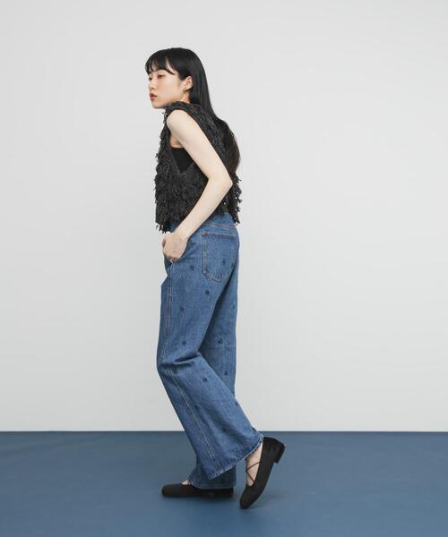 KBF（ケイビーエフ）の「クロスナローバレエシューズ（バレエシューズ・レディース・ブラック/ブルー・36/37/38）」の19枚目の写真