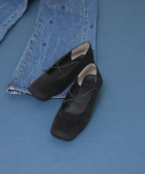 KBF（ケイビーエフ）の「クロスナローバレエシューズ（バレエシューズ・レディース・ブラック/ブルー・36/37/38）」の21枚目の写真