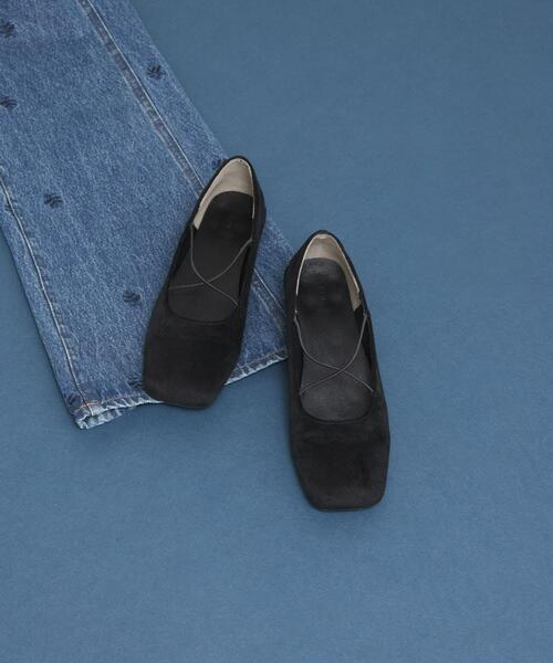 KBF（ケイビーエフ）の「クロスナローバレエシューズ（バレエシューズ・レディース・ブラック/ブルー・36/37/38）」の22枚目の写真