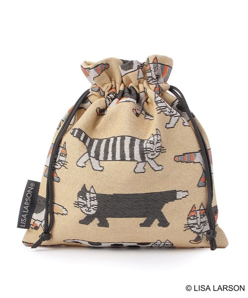 one'sterrace（ワンズテラス）の「LISA LARSON リサ・ラーソン 巾着（その他・レディース・ベージュ系8・99）」の2枚目の写真