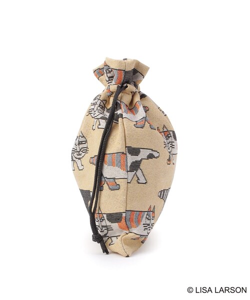 one'sterrace（ワンズテラス）の「LISA LARSON リサ・ラーソン 巾着（その他・レディース・ベージュ系8・99）」の3枚目の写真