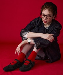 BONLECILL Marche（ボンルシールマルシェ）の「【BONLECILL Marche】《軽量》イージーベルクロバレエスニーカー（スニーカー）」