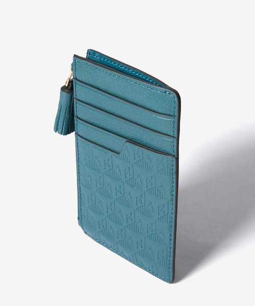 ANYA HINDMARCH（アニヤハインドマーチ）の「ANYA HINDMARCH Anya Brands Zip Card Case Frosted Flakes in Shiny Capra アニヤハインドマーチ コーンフレーク フラグメントケース（カードケース・レディース・グレー系1・FREE）」の6枚目の写真