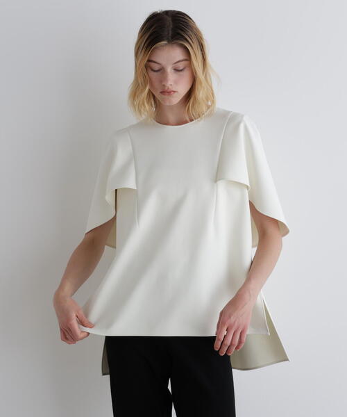 ◇ライトダンボールケープブラウス（シャツ/ブラウス）｜LE PHIL