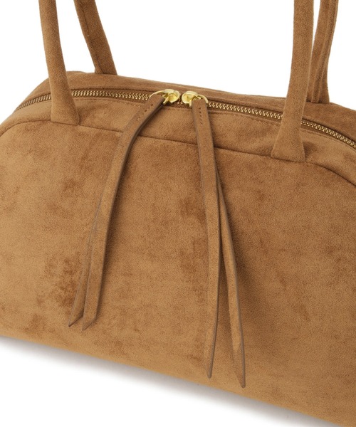 SALON adam et rope'(サロン アダム エ ロペ)の「【EC限定】スウェードライクソフトミドルボストン(ボストンバッグ・レディース・カーキ/キャメル・FREE)」の18枚目の写真