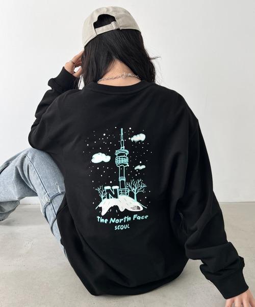 THE NORTH FACE(ザノースフェイス)の「THE NORTH FACE(ザ・ノースフェイス)/バックプリント コットン スウェット クルーネック 大きめサイズあり/M'S SEOUL FOUR SEASONS SWEATSHIRTS(スウェット・レディース・オフホワイト/ブラック系その他/グレー/チャコールグレー/ブラック/クリーム・XL/M/XXL/L)」の19枚目の写真