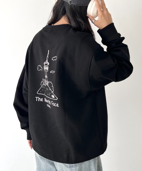 THE NORTH FACE(ザノースフェイス)の「THE NORTH FACE(ザ・ノースフェイス)/バックプリント コットン スウェット クルーネック 大きめサイズあり/M'S SEOUL FOUR SEASONS SWEATSHIRTS(スウェット・レディース・オフホワイト/ブラック系その他/グレー/チャコールグレー/ブラック/クリーム・XL/M/XXL/L)」の7枚目の写真