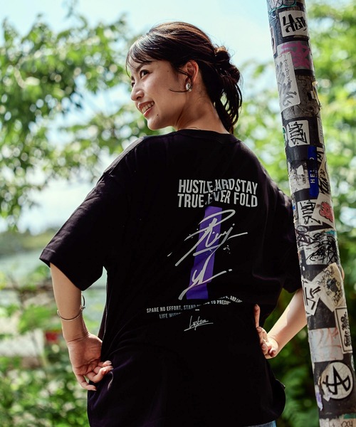 Leyline(レイライン)の「【Leyline】Never fold tee(Tシャツ/カットソー・メンズ・ブラック/ホワイト・MEDIUM/LARGE/X-LARGE)」の2枚目の写真