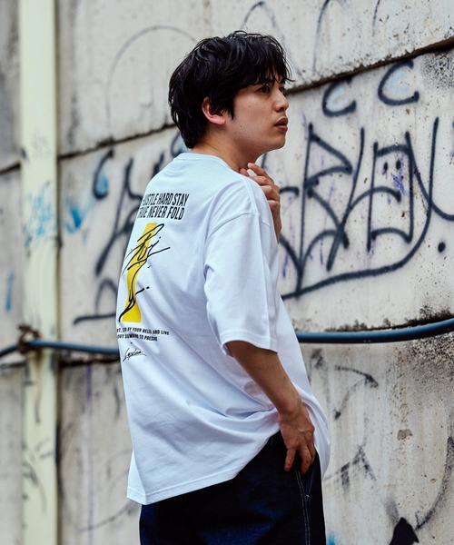 Leyline(レイライン)の「【Leyline】Never fold tee(Tシャツ/カットソー・メンズ・ブラック/ホワイト・MEDIUM/LARGE/X-LARGE)」の9枚目の写真
