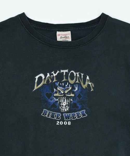 VINTAGE(ヴィンテージ)の「【USED】Y2K Leviestsauss “Daytona Bike Week” バイク Tシャツ(Tシャツ/カットソー・メンズ・ブラック・X-LARGE)」の6枚目の写真