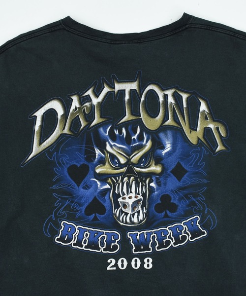 VINTAGE(ヴィンテージ)の「【USED】Y2K Leviestsauss “Daytona Bike Week” バイク Tシャツ(Tシャツ/カットソー・メンズ・ブラック・X-LARGE)」の2枚目の写真