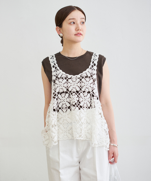 IENA クロシェタンク IENA｜《追加》クロシェタンク | Rakuten Fashion(楽天