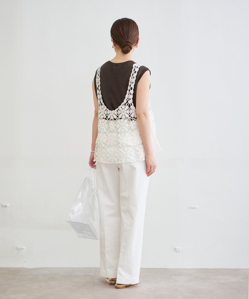 IENA（イエナ）の「クロシェタンク（ニット/セーター）」 - WEAR