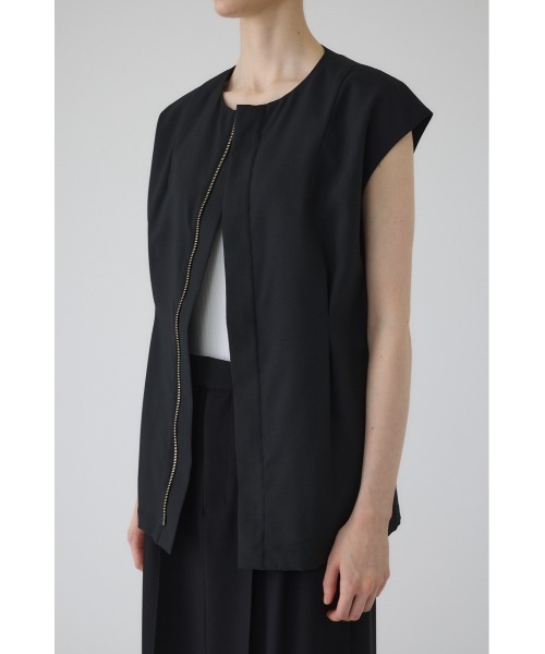 RIM.ARK(リムアーク)の「Vest like tops ベストライクトップス(シャツ/ブラウス・レディース・ブラック/ブラウン/ベージュ・FREE)」の11枚目の写真