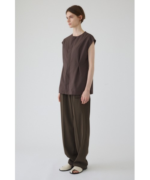 RIM.ARK(リムアーク)の「Vest like tops ベストライクトップス(シャツ/ブラウス・レディース・ブラック/ブラウン/ベージュ・FREE)」の20枚目の写真
