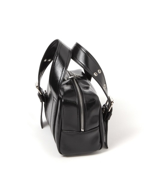 LAKOLE（ラコレ）の「アイレットベルトミニボストンバッグ / 577441（ショルダーバッグ・レディース・ブラウン/ブラック/オフホワイト・FREE）」の15枚目の写真