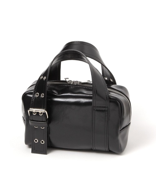 LAKOLE（ラコレ）の「アイレットベルトミニボストンバッグ / 577441（ショルダーバッグ・レディース・ブラウン/ブラック/オフホワイト・FREE）」の16枚目の写真