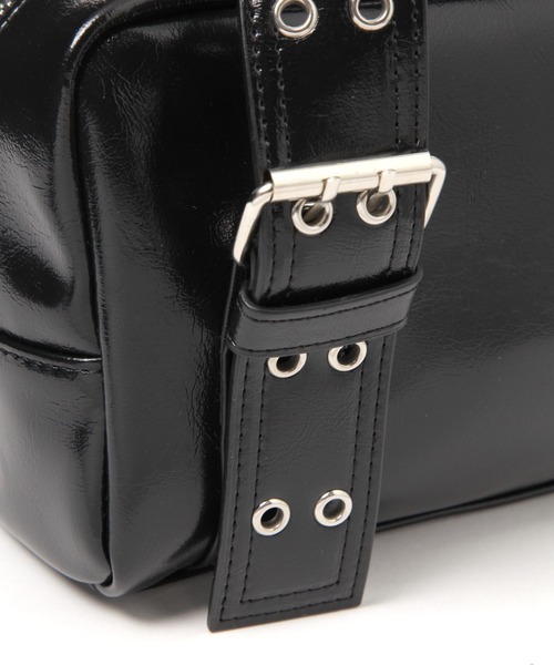 LAKOLE（ラコレ）の「アイレットベルトミニボストンバッグ / 577441（ショルダーバッグ・レディース・ブラウン/ブラック/オフホワイト・FREE）」の20枚目の写真