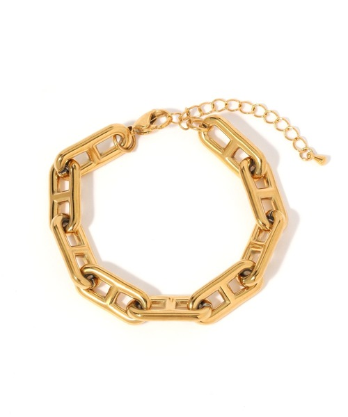 GLOBAL WORK（グローバルワーク）の「ステンレスデザインチェーンブレスレット/583540（ブレスレット・レディース・ゴールド系その他/ゴールド系その他2/シルバー系その他3/シルバー/ゴールド・FREE）」の5枚目の写真