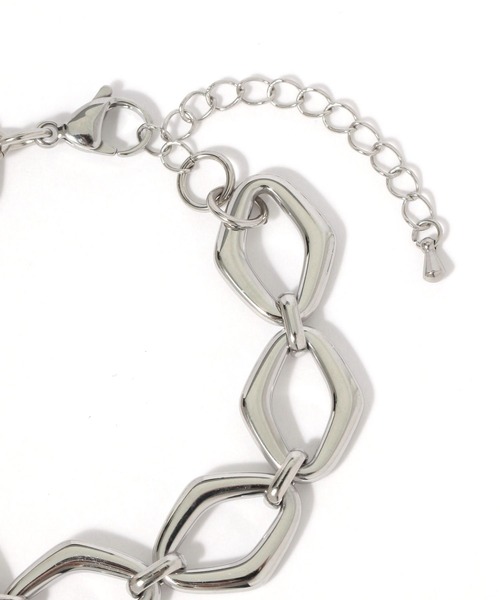 GLOBAL WORK（グローバルワーク）の「ステンレスデザインチェーンブレスレット/583540（ブレスレット・レディース・ゴールド系その他/ゴールド系その他2/シルバー系その他3/シルバー/ゴールド・FREE）」の6枚目の写真