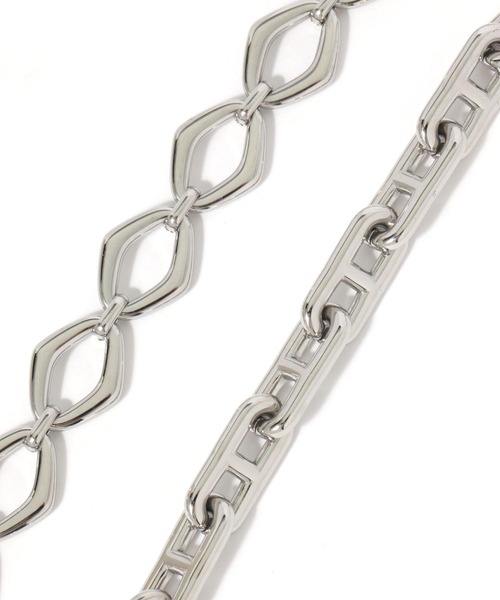 GLOBAL WORK（グローバルワーク）の「ステンレスデザインチェーンブレスレット/583540（ブレスレット・レディース・ゴールド系その他/ゴールド系その他2/シルバー系その他3/シルバー/ゴールド・FREE）」の7枚目の写真