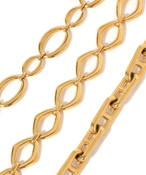 GLOBAL WORK（グローバルワーク）の「ステンレスデザインチェーンブレスレット/583540（ブレスレット・レディース・ゴールド系その他/ゴールド系その他2/シルバー系その他3/シルバー/ゴールド・FREE）」の8枚目の写真