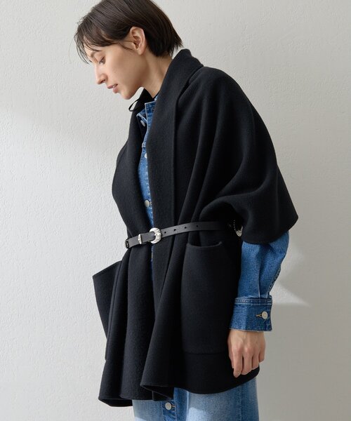 美品　ウィムガゼット　Whim Gazette ポンチョ・ケープコート リバーケープ（ポンチョ）｜Whim Gazette（ウィムガゼット）の