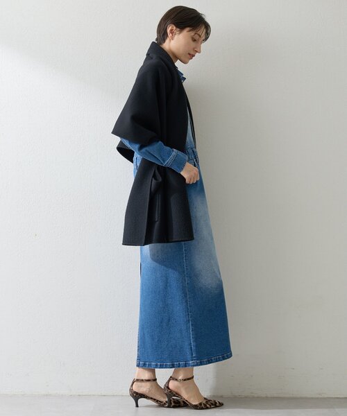 Whim Gazette(ウィムガゼット)の「リバーケープ(ポンチョ・レディース・ブラック/キャメル・FREE)」の22枚目の写真