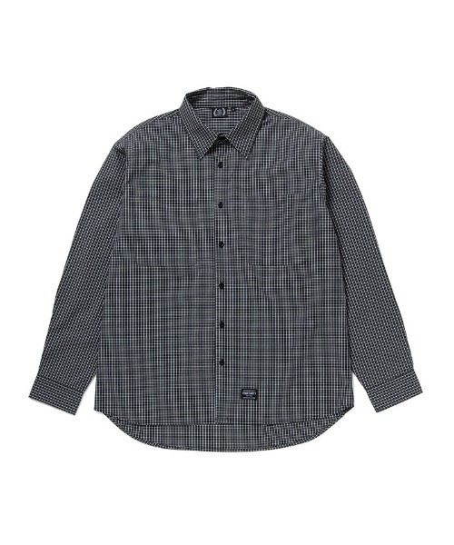 430（フォーサーティ）の「ms6214-L-S CHECK SHIRT シャツ(25-145)（シャツ/ブラウス・メンズ・ブルー系その他/ブラック×ホワイト/ブラウン系その他/チェック・0/1/2/3）」の2枚目の写真