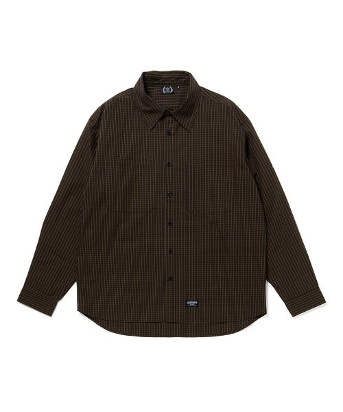 430（フォーサーティ）の「ms6214-L-S CHECK SHIRT シャツ(25-145)（シャツ/ブラウス・メンズ・ブルー系その他/ブラック×ホワイト/ブラウン系その他/チェック・0/1/2/3）」の3枚目の写真