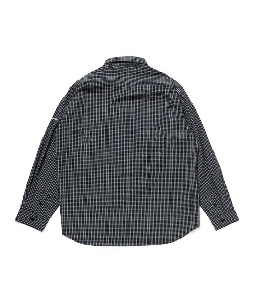 430（フォーサーティ）の「ms6214-L-S CHECK SHIRT シャツ(25-145)（シャツ/ブラウス・メンズ・ブルー系その他/ブラック×ホワイト/ブラウン系その他/チェック・0/1/2/3）」の8枚目の写真