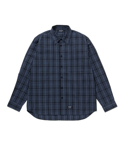 430（フォーサーティ）の「ms6214-L-S CHECK SHIRT シャツ(25-145)（シャツ/ブラウス・メンズ・ブルー系その他/ブラック×ホワイト/ブラウン系その他/チェック・0/1/2/3）」の10枚目の写真