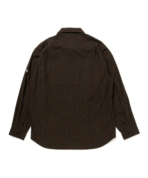 430（フォーサーティ）の「ms6214-L-S CHECK SHIRT シャツ(25-145)（シャツ/ブラウス・メンズ・ブルー系その他/ブラック×ホワイト/ブラウン系その他/チェック・0/1/2/3）」の12枚目の写真