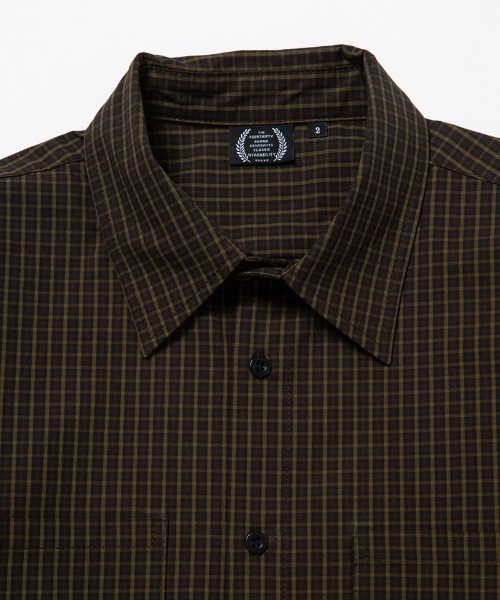 430（フォーサーティ）の「ms6214-L-S CHECK SHIRT シャツ(25-145)（シャツ/ブラウス・メンズ・ブルー系その他/ブラック×ホワイト/ブラウン系その他/チェック・0/1/2/3）」の13枚目の写真
