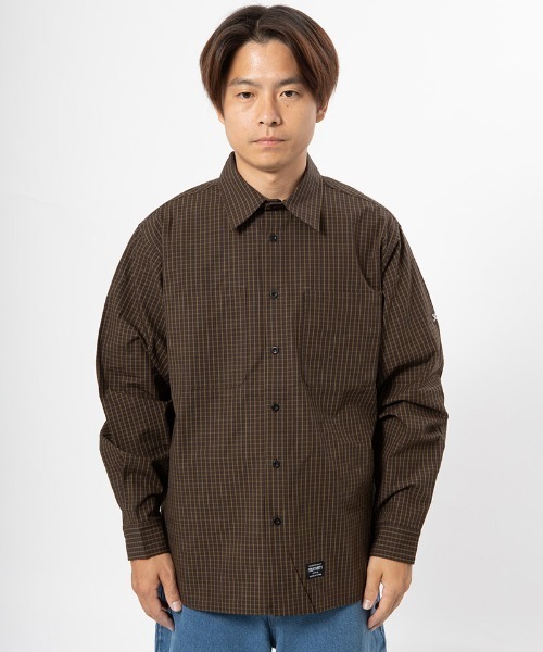 430（フォーサーティ）の「ms6214-L-S CHECK SHIRT シャツ(25-145)（シャツ/ブラウス・メンズ・ブルー系その他/ブラック×ホワイト/ブラウン系その他/チェック・0/1/2/3）」の18枚目の写真