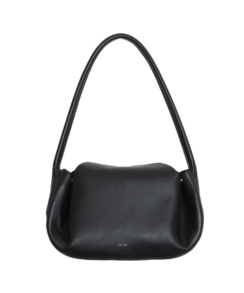 YArKA（ヤーカ）の「【YArKA/ヤーカ】real leather one shoulder tuck bag [fupaqi] / タックフォルムワンハンドルバッグ（トートバッグ・レディース・ブラック・FREE）」の6枚目の写真