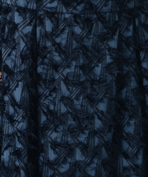 ROSE BUD（ローズバッド）の「(mici)JACQUARD TUCK LONG SKIRT（スカート・レディース・ブラック/ネイビー・S/M）」の16枚目の写真